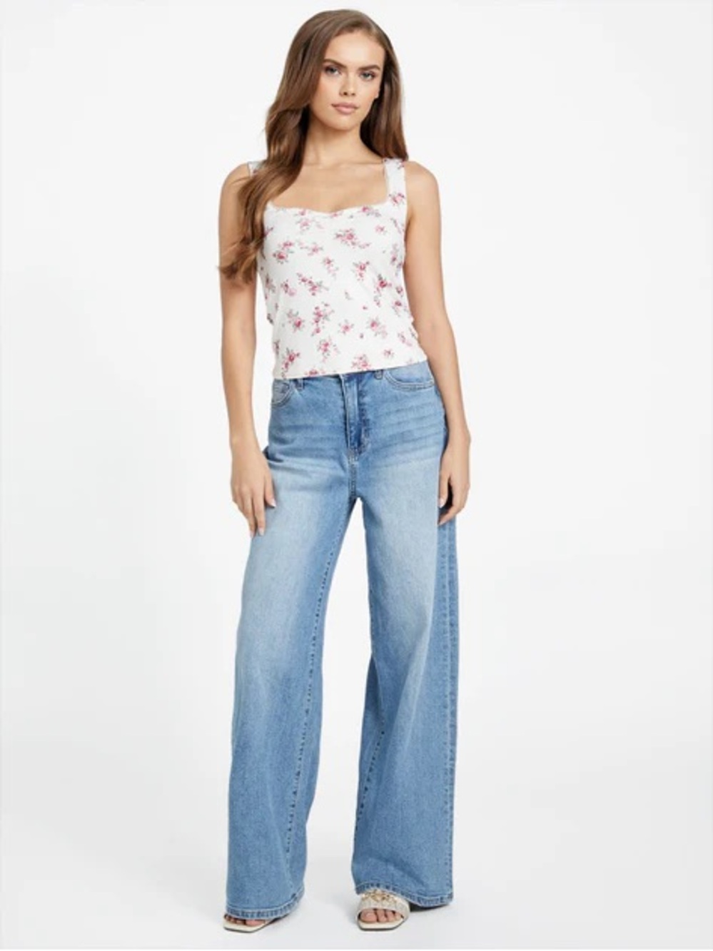 GUESS | Nicole Printed Backless Top